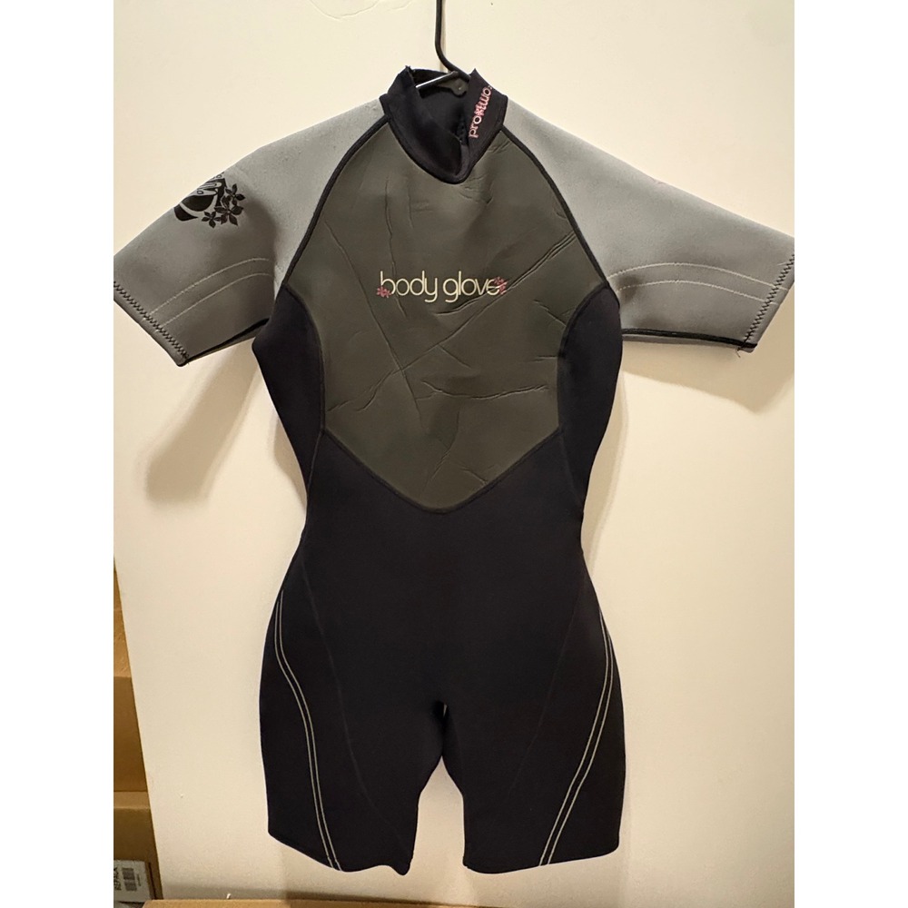 Body Glove Pro Two 2/1 Shorty Springsuit Wetsuit Neoprene Back Zip Surf Swim